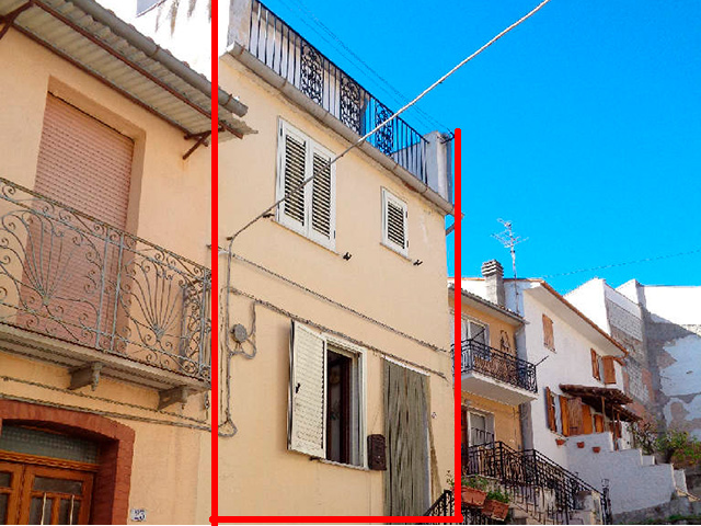 Cheap stone house in good condition for sale, in Molise, Italy.